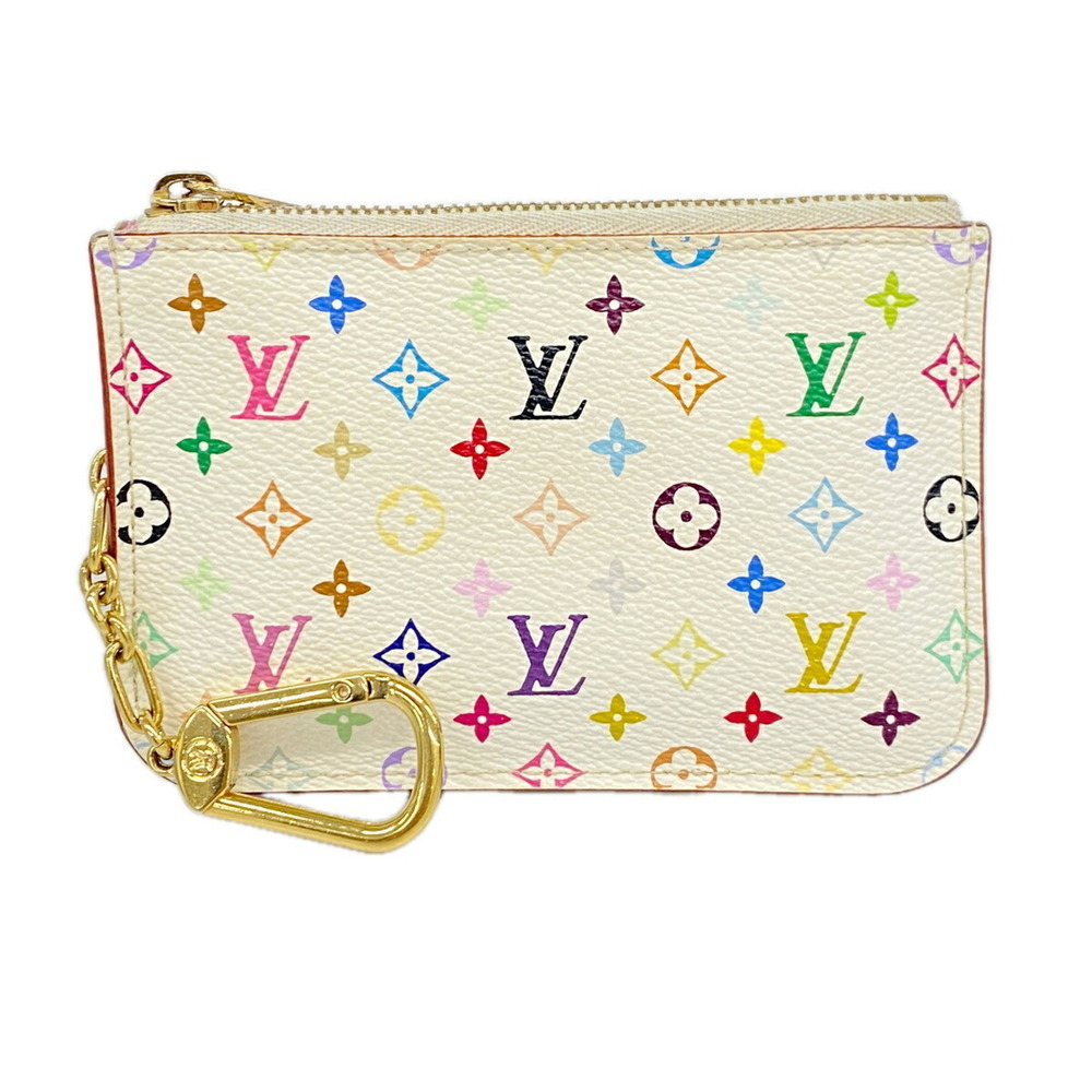 Louis Vuitton Monogram Multicolor Pochette Clé M93734 Wallet/Coin Case, Rich ...